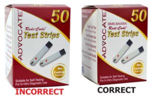 Redi-Code+ Blood-Sugar Test Strip Recall