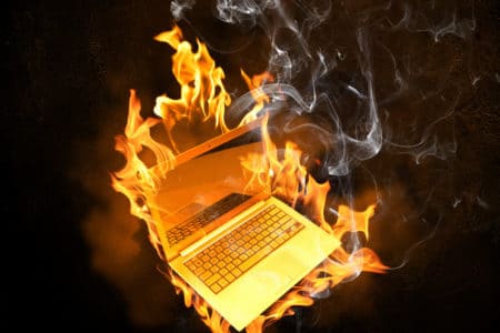 Laptop Fire