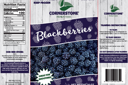 Cornerstone Frozen Blackberries Recalled for Norovirus Risk