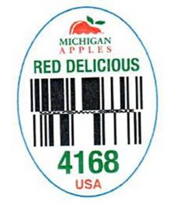 Michigan Apple Recall - Sticker