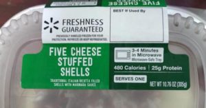 Five Cheese Stuffed Shells Recalled in Texas for Listeria Risk